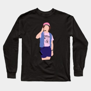 Dustin Henderson popart Long Sleeve T-Shirt